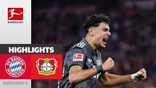 2 Dreamgoals and Lots of Tension  FC Bayern München  Bayer Leverkusen 11 MD5 – Bundesliga 2425 [upl. by Salman]