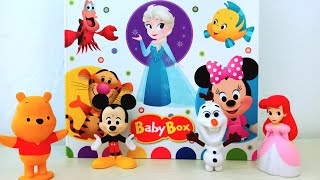 Disney baby box libro con 4 personaggi 3D per imparare i contrari  audiolibro per bambini [upl. by Saylor434]