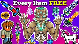 How to get Every item for FREE in Terraria 143 2022 [upl. by Cand]