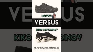 Flat ornate outsoles LOEWE vs KIKO KOSTADINOV x ECCO KOLLEKTIVE shoes [upl. by Elkin]