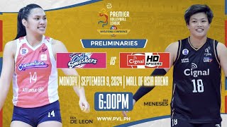 CREAMLINE vs CIGNAL  Full Match  Preliminaries  2024 PVL Invitational Conference [upl. by Ariaic958]