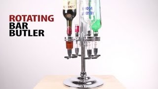 Bar Butler  Rotary Liquor Shot Dispenser 4 or 6 Bottles [upl. by Ddarb]