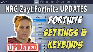 NRG Zayt Fortnite Settings and Keybinds  Updated April 2019 [upl. by Downe359]