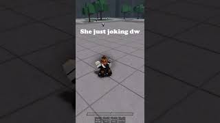 She wont dap me up thestrongestbattlegrounds roblox humour memes stillwaiting [upl. by Halle]