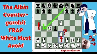 Gameknot Blitz Chess Albin Countergambit 22 Moves Trap amp PostGame Analysis [upl. by Neenaj292]