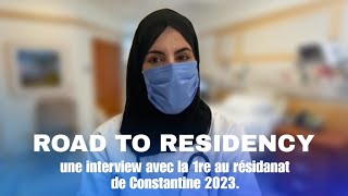 Une interview avec la 1re au résidanat de Constantine 2023 [upl. by Rosati431]