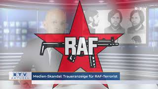 MedienSkandal Traueranzeige für RAFTerrorist [upl. by Binnie]