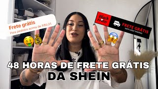 CUPONS DE FRETE GRÁTIS DA SHEIN SEM MÍNIMO PARA NACIONAL E INTERNACIONAL l SÓ VAI DURAR 48H [upl. by Nagear]