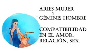 Aries Mujer y Géminis Hombre Сompatibilidad en el amor relación sex Horoscopo [upl. by Zetroc515]