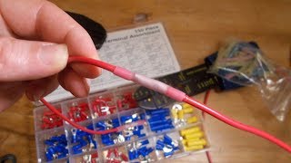 How to Strip and Connect Wires with a Butt Connector and Heat Shrink [upl. by Arissa]