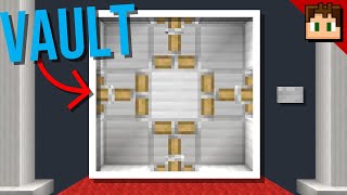 Minecraft How to make a Hidden Door In BEDROCK using Calibrated Sculk Sensor [upl. by Ailbert]