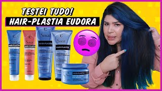 😵 HAIRPLASTIA SIAGE EUDORA Testei tudo PLÁSTICA TRIDIMENSIONAL DOS FIOS Vegano [upl. by Revolc]