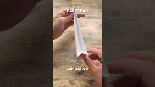 HOW TO MAKE PAPER BAG STEP BY STEP  DIY BAG FROM PAPER ORIGAMI TUTORIAL  USEFUL PAPER PROJECT ART [upl. by Larrabee828]