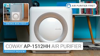 Coway AP1512HH Mighty Air Purifier  Review Performance Test and Smoke Box [upl. by Isbel576]