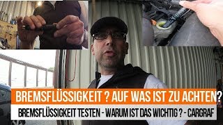 Bremsflüssigkeit prüfen  Warum ist das wichtig   wie kann man es machen [upl. by Aliemaj529]