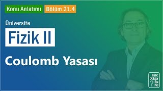 Üniversite Fizik II  Bölüm 215 Coulomb Yasası [upl. by Nnairrek]