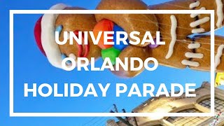 Universal Orlando Holiday Parade Featuring Macys [upl. by Eipper105]