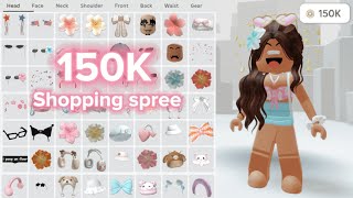 150K ROBUX SHOPPING SPREE 😱🛍️💸 [upl. by Eugenius603]