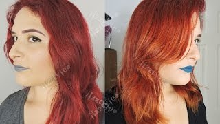 COMO ELIMINAR UN TINTE ROJO DEL CABELLO SIN DECOLORAR [upl. by Oalsinatse]