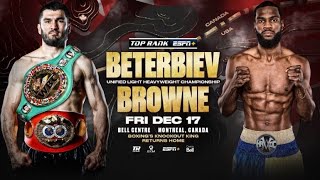 Artur Beterbiev vs Marcus Browne Fight Prediction [upl. by Annawd]