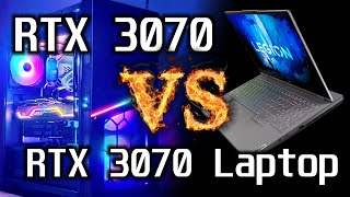 RTX 3070 vs 3070 Laptop  Test in 7 Games  QHD 2K 1440p [upl. by Ellenrad]