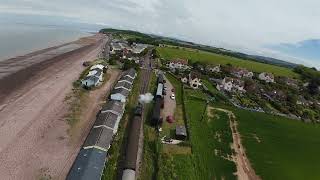 Blue Anchor Somerset Steam Train 4K [upl. by Yendor]