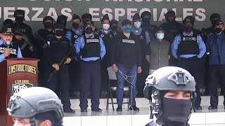 Honduras  Detenido el expresidente Juan Orlando Hernández por narcotráfico y corrupción [upl. by Nahtnoj]