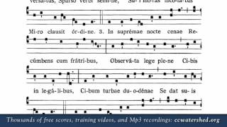 “Pange Lingua Gloriosi” — Tantum Ergo Sacramentum Gregorian chant [upl. by Alisia]