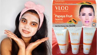 VLCC Papaya Fruit Facial at Home Step By Step Demo  Review  Summer Facial  Beauty Getaways [upl. by Lucio346]