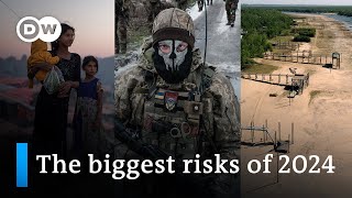 Global risk report The biggest global risks of 2024  DW News [upl. by Vladamir695]