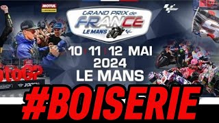 LUCIEN FAIT SENSATION AU MANS 🤯  SA BOUTIQUE ÉPHÉMÈRE AU GRAND PRIX MOTO 🏁🏍️ BOISERIE GRANDPRIX [upl. by Vic]