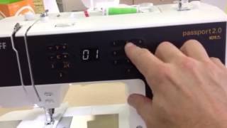 Pfaff Passport 20 at Kingdom Sewing Center  Northridge amp [upl. by Derte209]