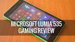 Microsoft Lumia 535 Gaming Review [upl. by Holtorf]