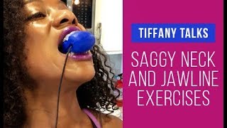 Saggy Neck and Jawline Workout Tiffany Talks [upl. by Leizo20]