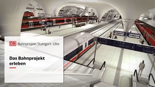 Die Deutsche Bahn baut das Projekt Stuttgart–Ulm  Ein Blick in die Zukunft [upl. by Amary]