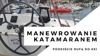 Manewrowanie katamaranem  katamaranem Lagoon 450 [upl. by Wolff]