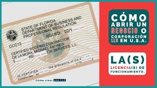 🔴 Cómo abrir un negocio en USA Las licencias de funcionamiento [upl. by Mala100]