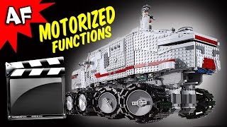 Custom Lego Star Wars RC Clone Turbo Tank UCS  MOTORIZED FUNCTIONS 2011 [upl. by Grizelda]