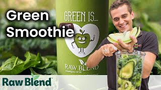 How to Make a Green Smoothie in a Vitamix Blender  Video [upl. by Miculek]