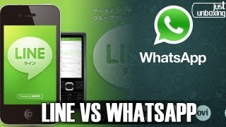 Line VS Whatsapp  Comparativa  Just Unboxing [upl. by Ahmad]