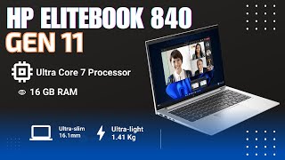 HP EliteBook 840 14 inch G11 Intel Core Ultra7 155H  specs techspecs [upl. by Eldwon]