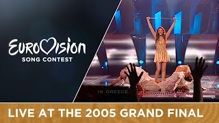 Helena Paparizou  My Number One  Greece 🇬🇷  Grand Final  Eurovision 2005 [upl. by Ennirok862]