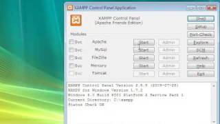 How to install XAMPP 172 For Windows XP Vista 32 amp 64bit [upl. by Asirap]