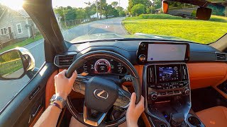 2023 Lexus LX600 Ultra Luxury  POV Test Drive Binaural Audio [upl. by Anialeh]