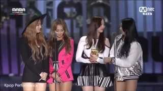 MAMA 2014 Best Female Group  SISTAR 씨스타 [upl. by Taffy540]