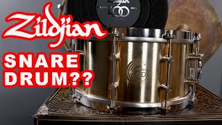 ZILDJIAN MADE A SNARE DRUM  400th Anniversary ZildjianCompany Snare Unboxing amp Demo [upl. by Sorips]