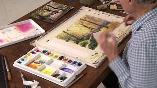 Welcome to Geoff Kersey Watercolour Landscape [upl. by Ahsimrac]