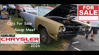 Chrysler at Carlisle 2024 Cars For Sale Swap Meet [upl. by Ciri]