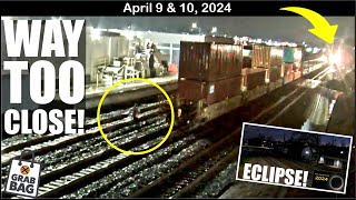 WAY TOO CLOSE ECLIPSE BESSEMER amp PALMETTO ENGINES LIGHTNING CRYOTRANS WITH NAMES amp MORE [upl. by Oshinski16]