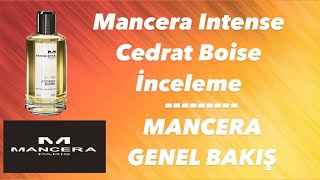 Mancera Intense Cedrat Boise  Mancera Genel Bakış  En İyi Erkek Parfümleri [upl. by Largent296]